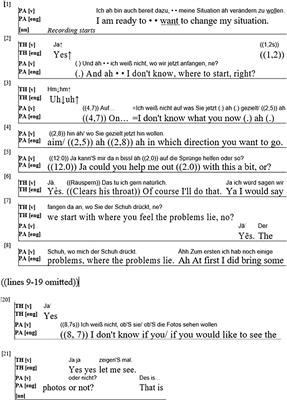 First Encounters in Psychotherapy: Relationship-Building and the Pursuit of Institutional Goals